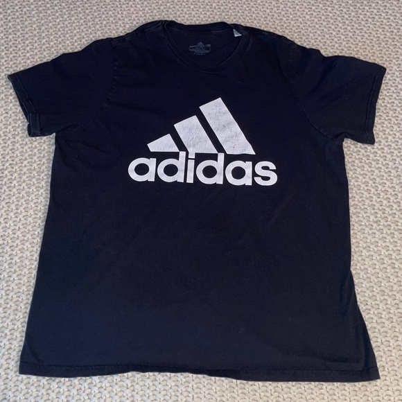 Men’s Adidas Black Crewneck T-Shirt – Size XL – Pre-Owned - Picture 1 of 8